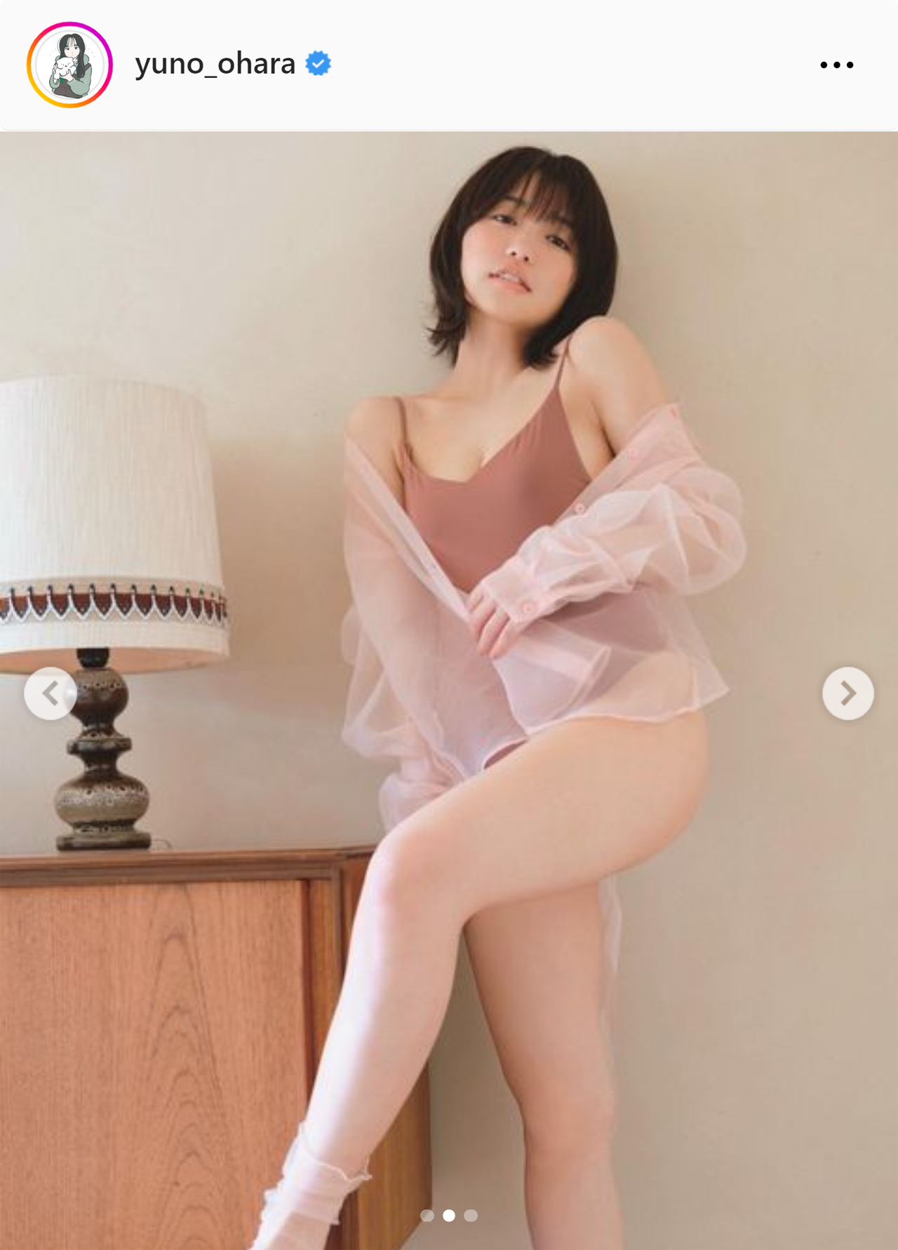 大原優乃のインスタグラムから