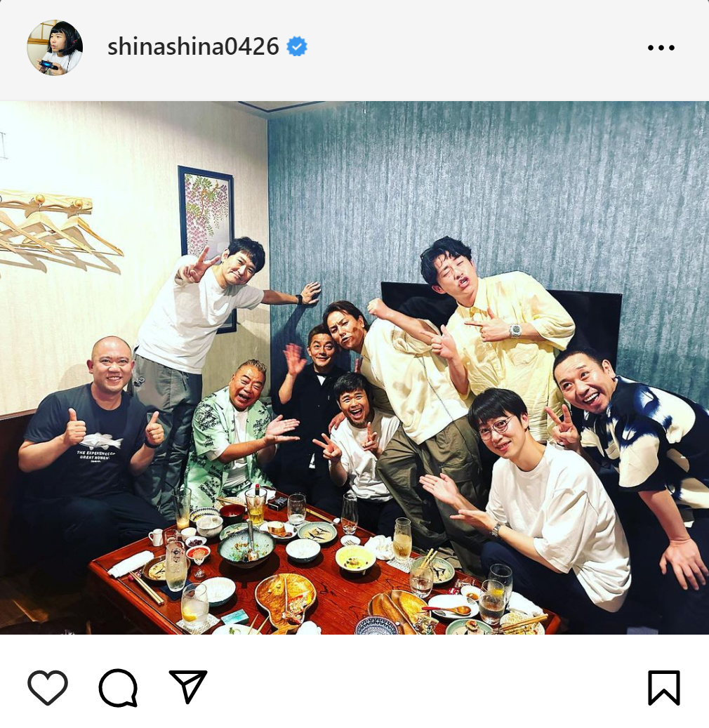 品川祐のインスタグラムから