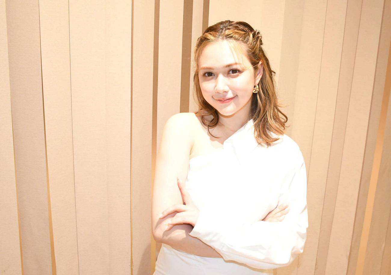 「びびぐら　村重杏奈」の電子版も発売されるなど勢いに乗る村重杏奈（撮影・大友陽平）