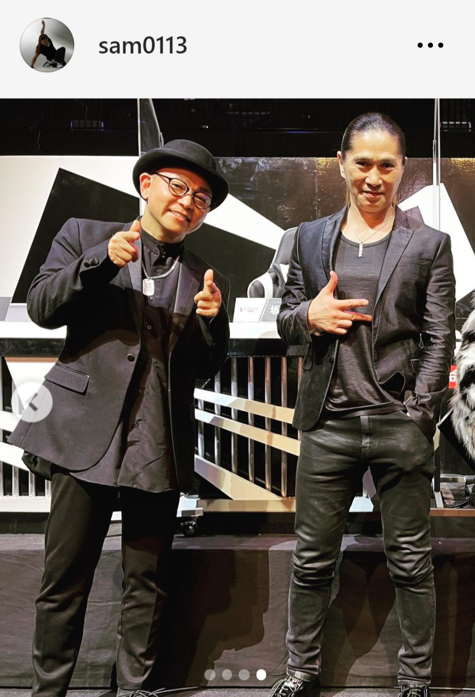 SAMのインスタグラムから