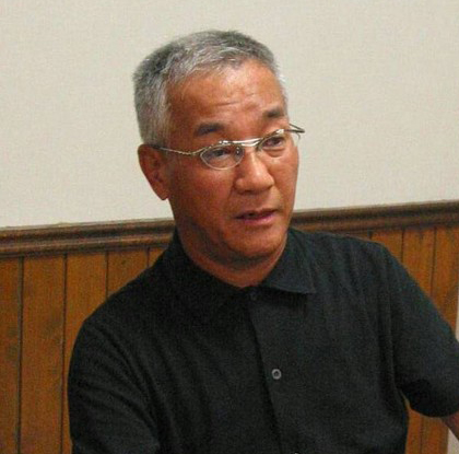 上岡龍太郎さん（2003年9月撮影）