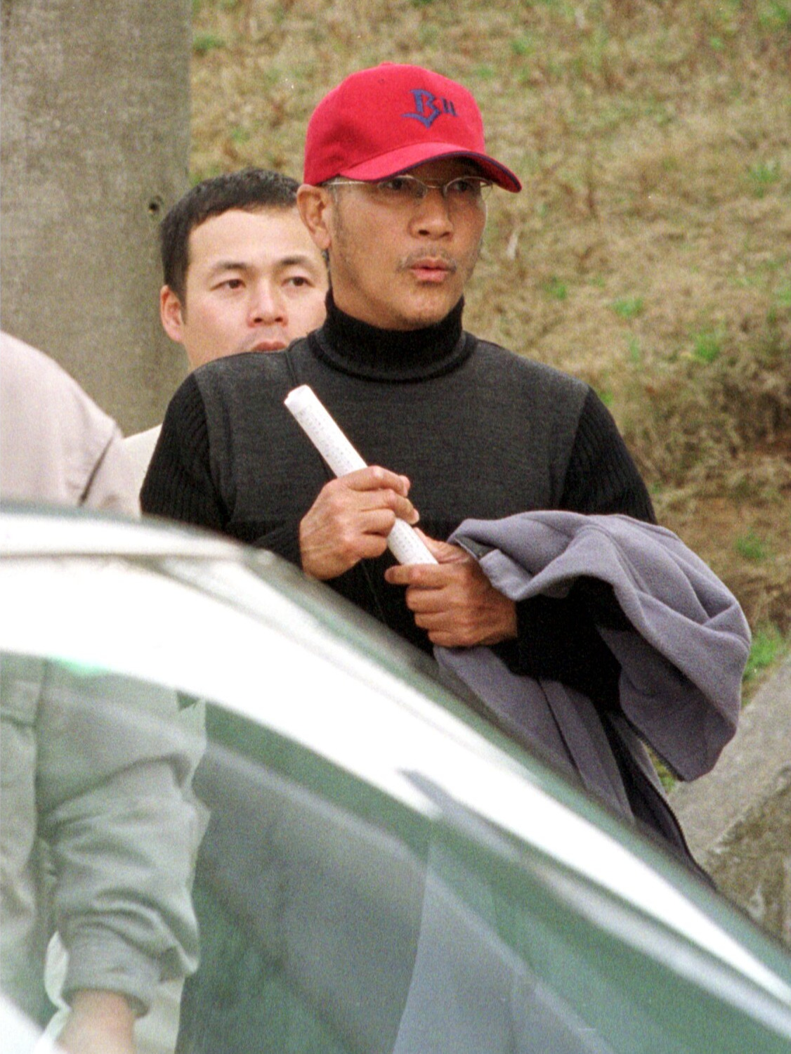 TVから姿を消した1年後の01年、近鉄春季キャンプに現れた上岡龍太郎さん