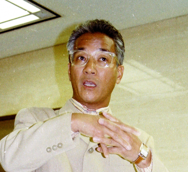 上岡龍太郎さん（1994年撮影）