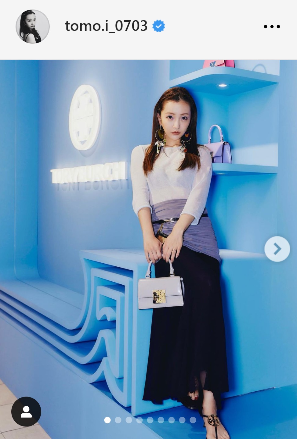板野友美のインスタグラムから