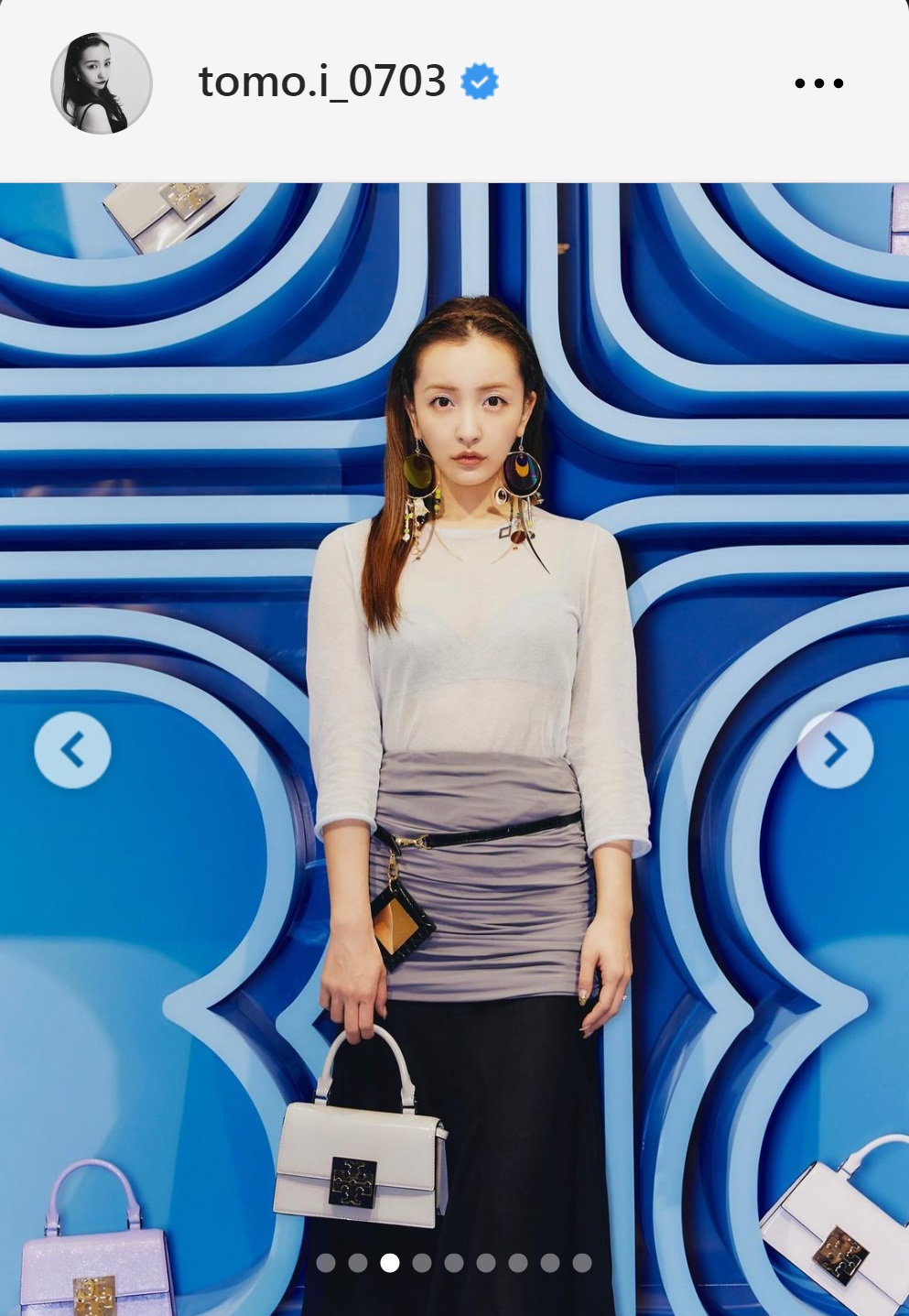 板野友美のインスタグラムから