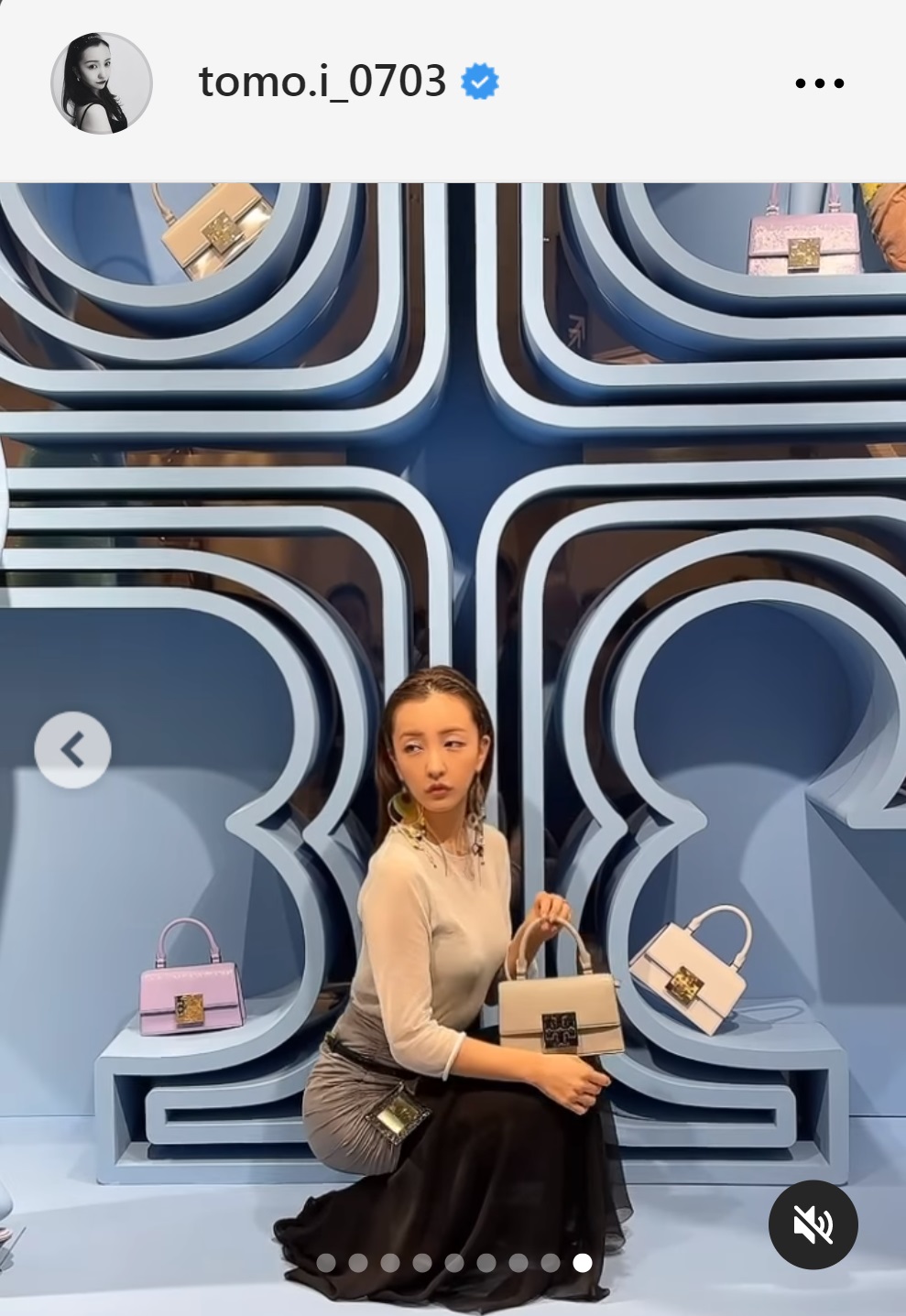 板野友美のインスタグラムから