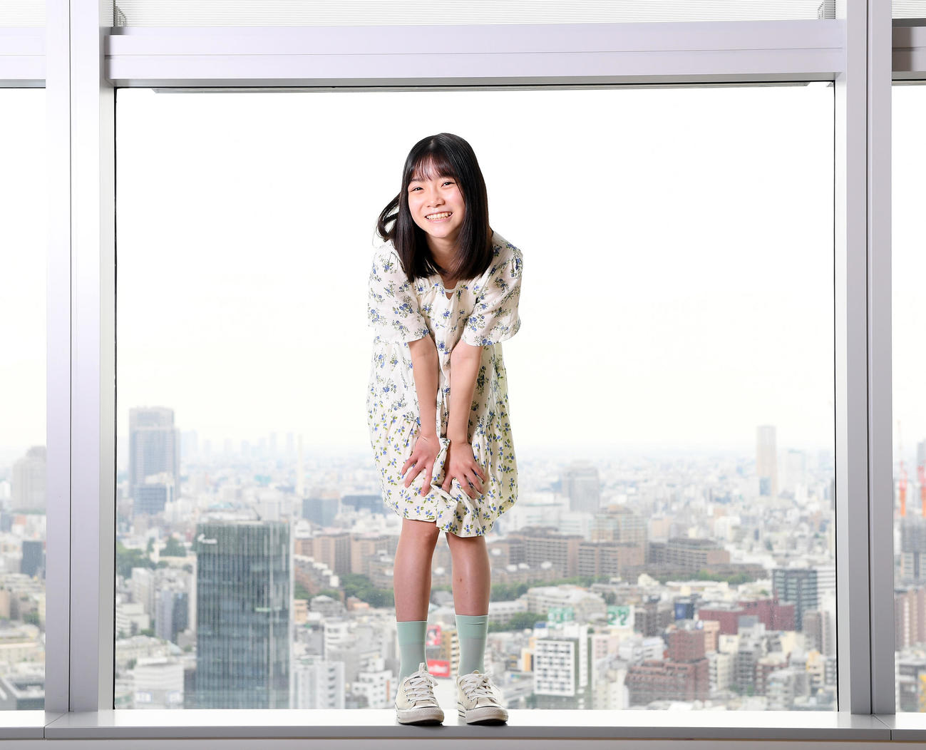 6月6日スタートのフジテレビの深夜ドラマ「もう一度パパと呼ばれる日」に出演する梨里花（撮影・たえ見朱実）