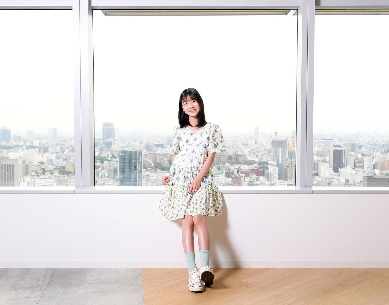 6月6日スタートのフジテレビの深夜ドラマ「もう一度パパと呼ばれる日」に出演する梨里花（撮影・たえ見朱実）