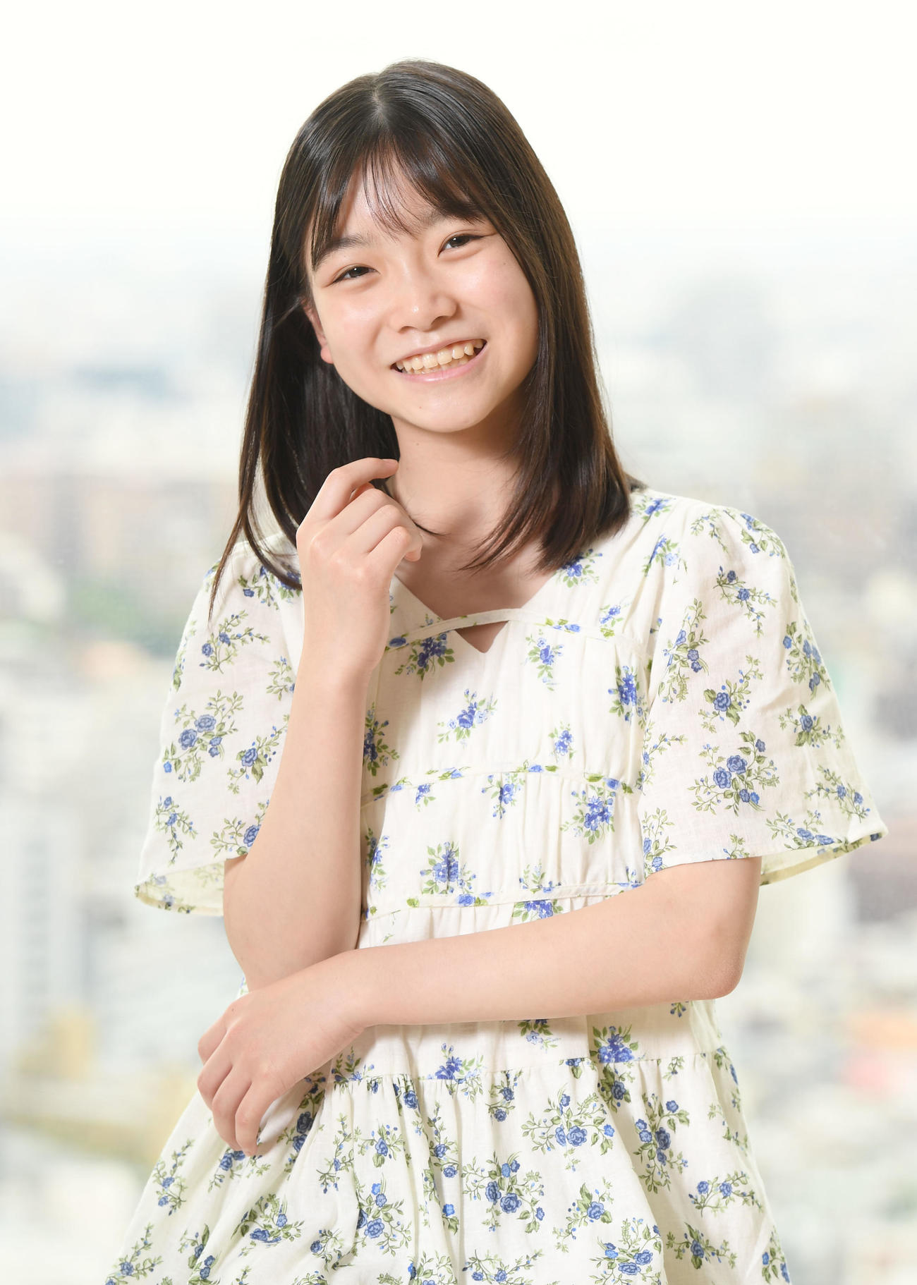 6月6日スタートのフジテレビの深夜ドラマ「もう一度パパと呼ばれる日」に出演する梨里花（撮影・たえ見朱実）