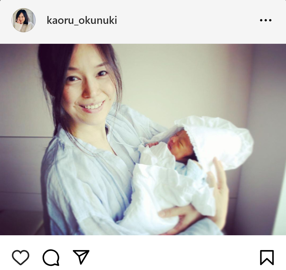 奥貫薫のインスタグラムから