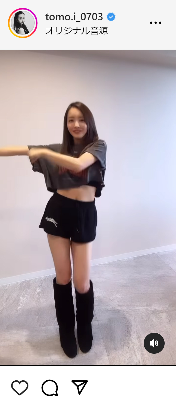 板野友美のインスタグラムから