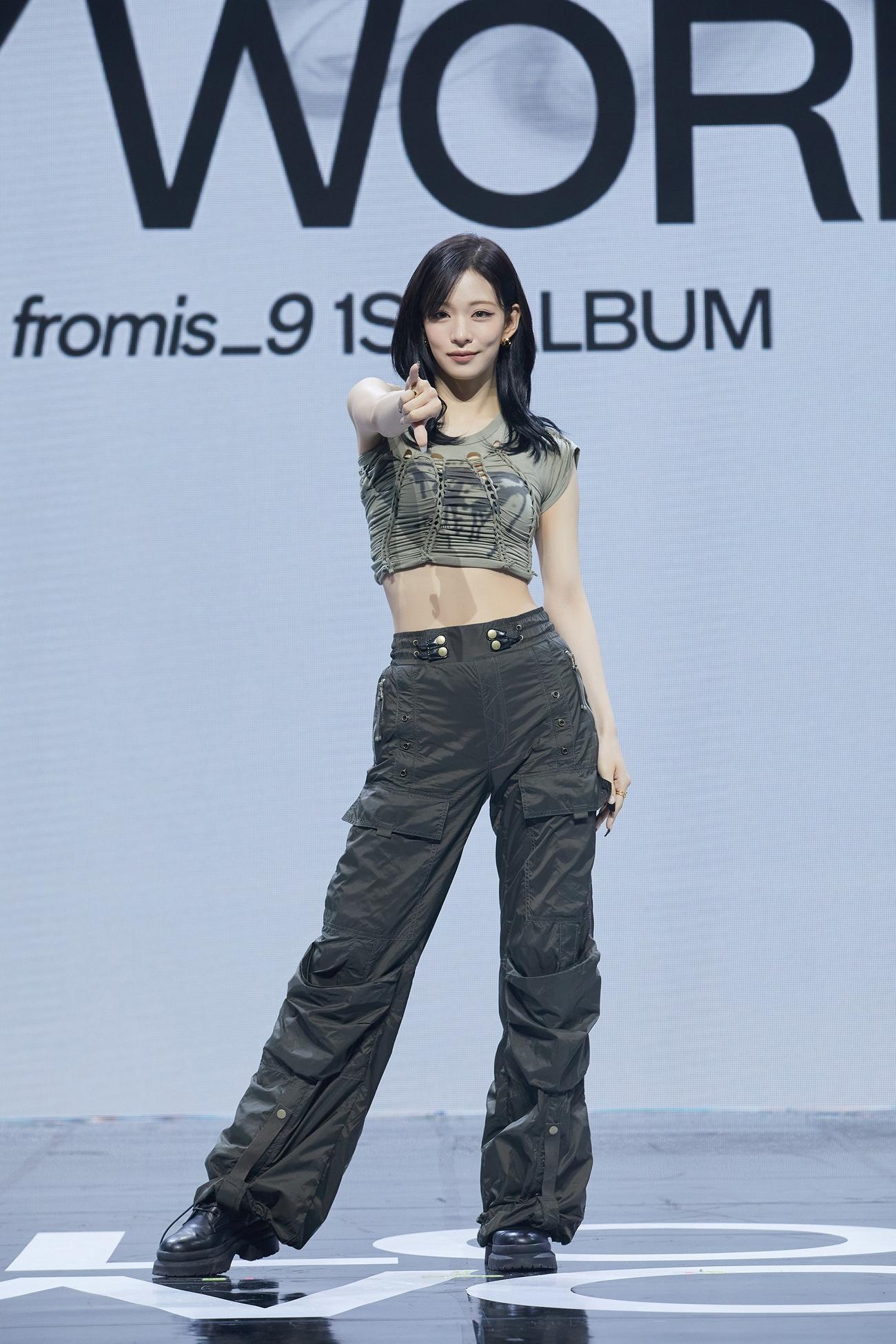 メディアショーケースを行ったfromis＿9のチェヨン（P）＆（C）PLEDIS Entertainment