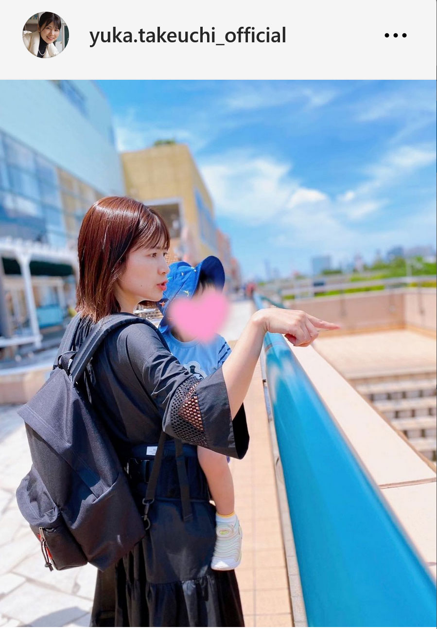 竹内友佳アナのインスタグラムから