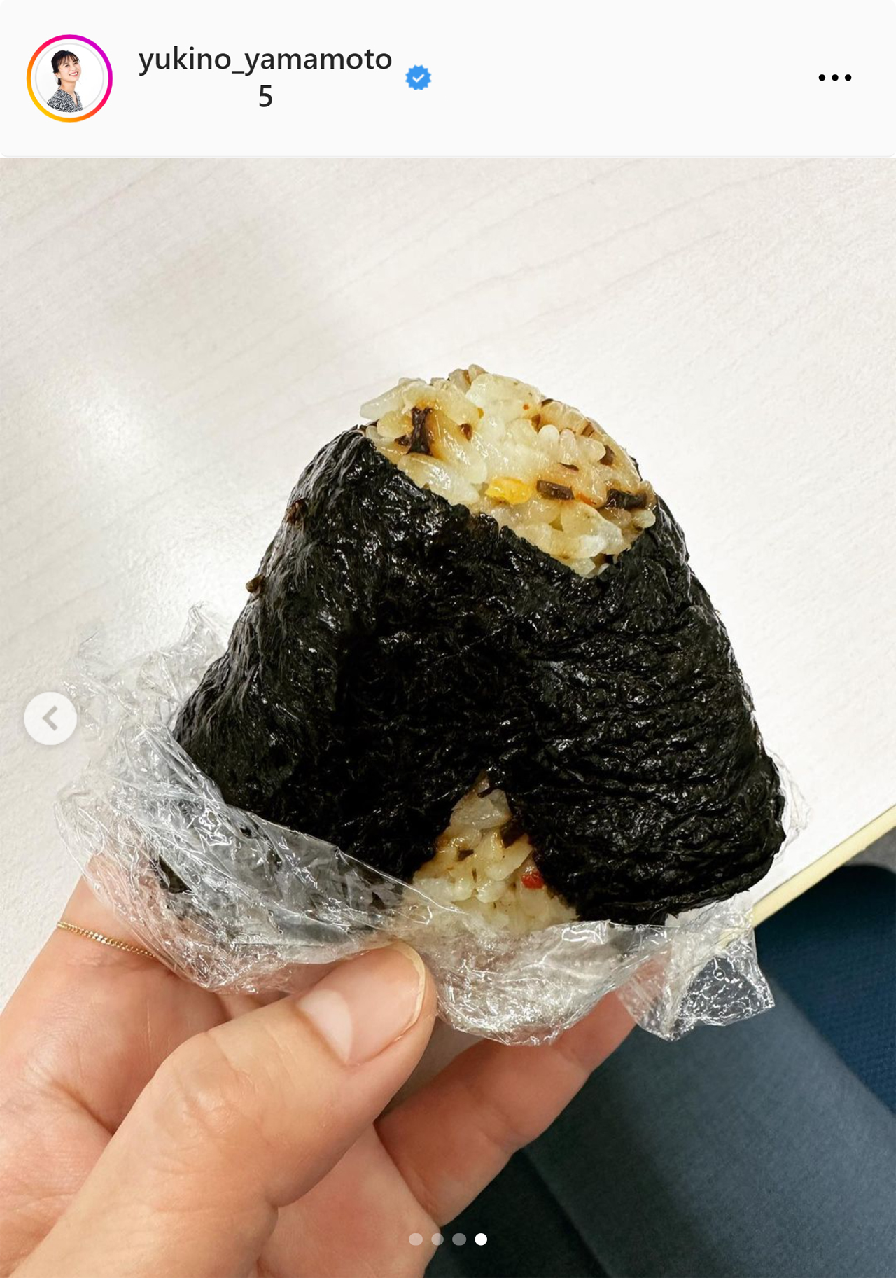 テレビ朝日山本雪乃アナのインスタグラムから