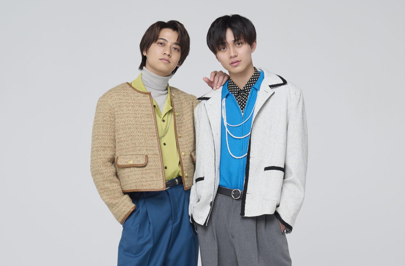 King＆Princeの高橋海人（左）と永瀬廉
