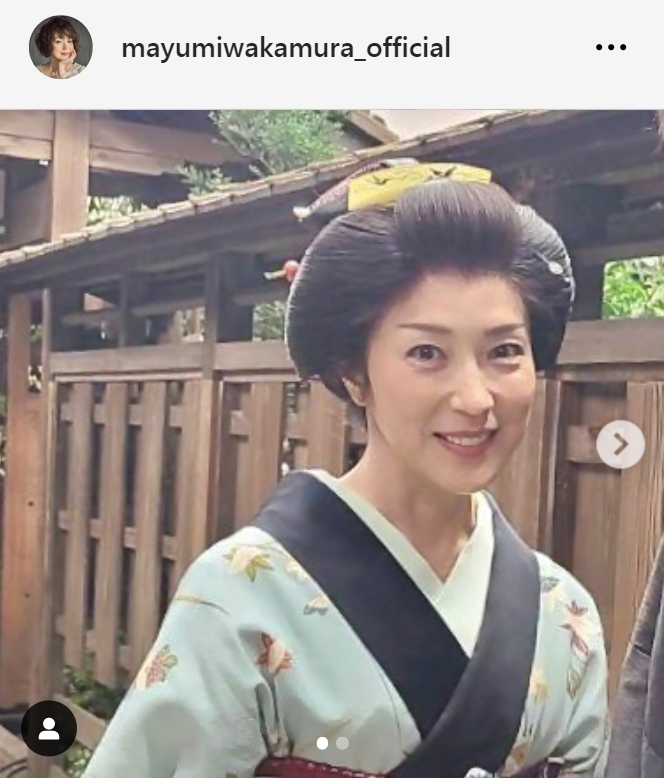 若村麻由美のインスタグラムから