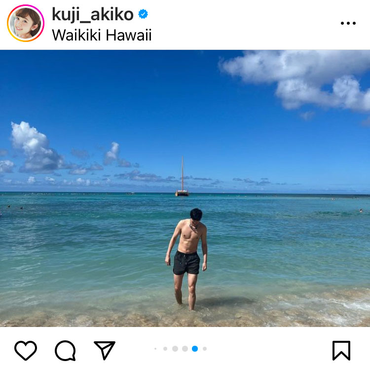 久慈暁子のインスタグラムから