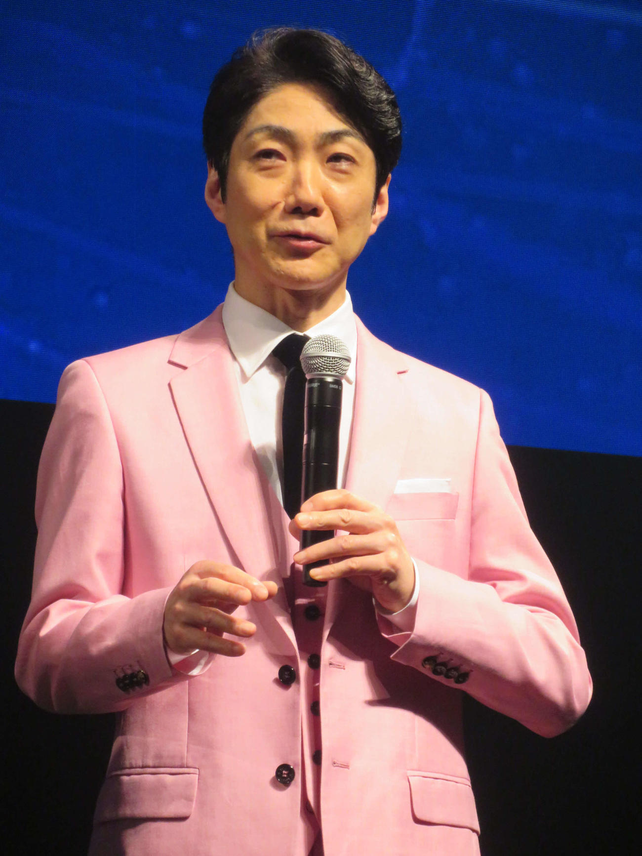 「ショートショート　フィルムフェスティバル＆アジア」オープニングセレモニーに登壇した野村萬斎（撮影・村上幸将）