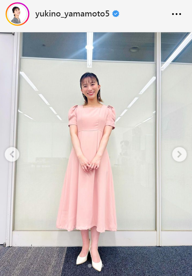 山本雪乃アナのインスタグラムから
