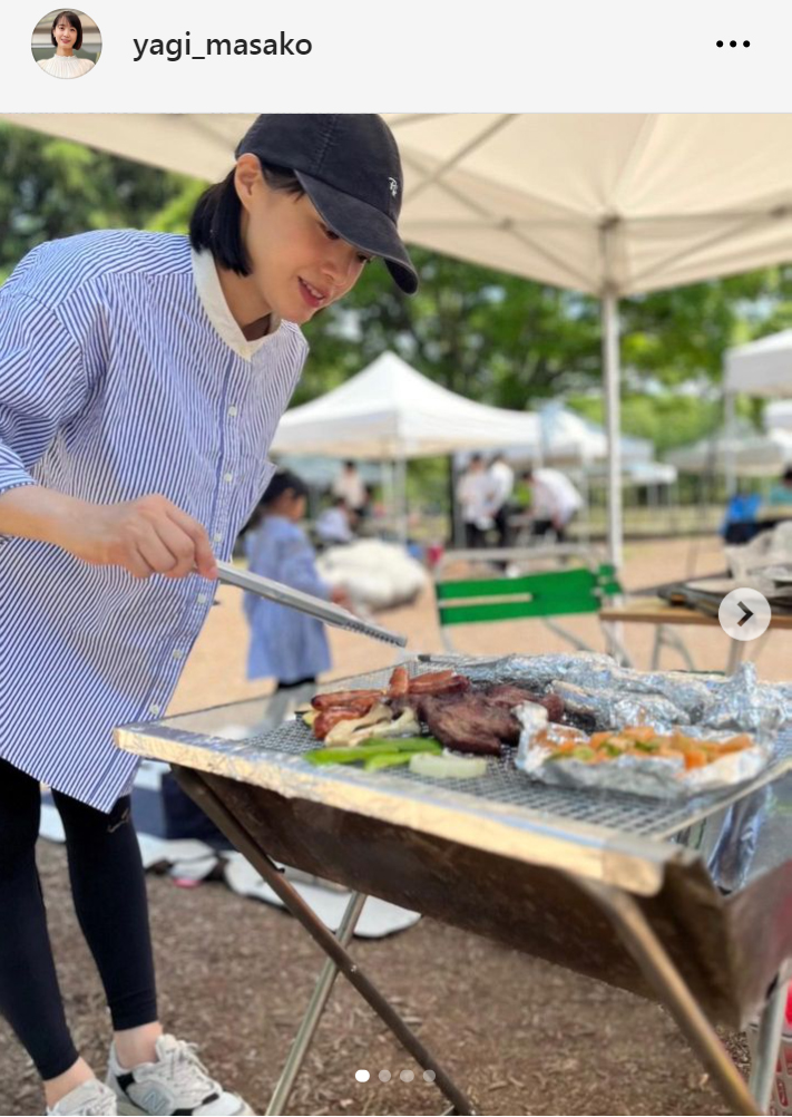 八木麻紗子アナのインスタグラムから