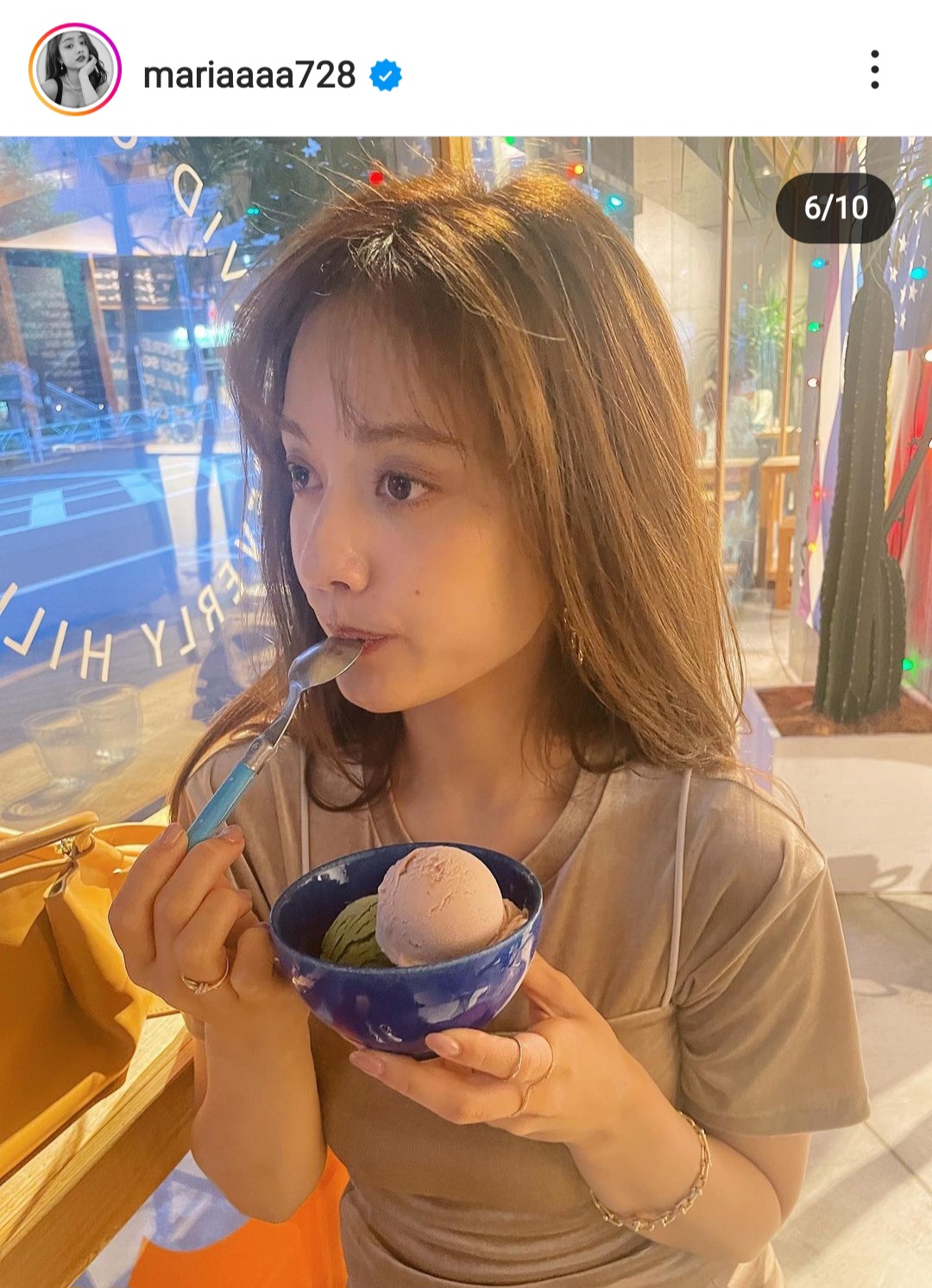 谷まりあのインスタグラムから
