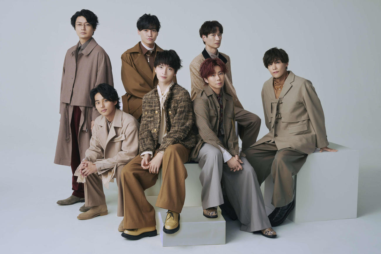 Kis－My－Ft2。手前中央右が北山宏光