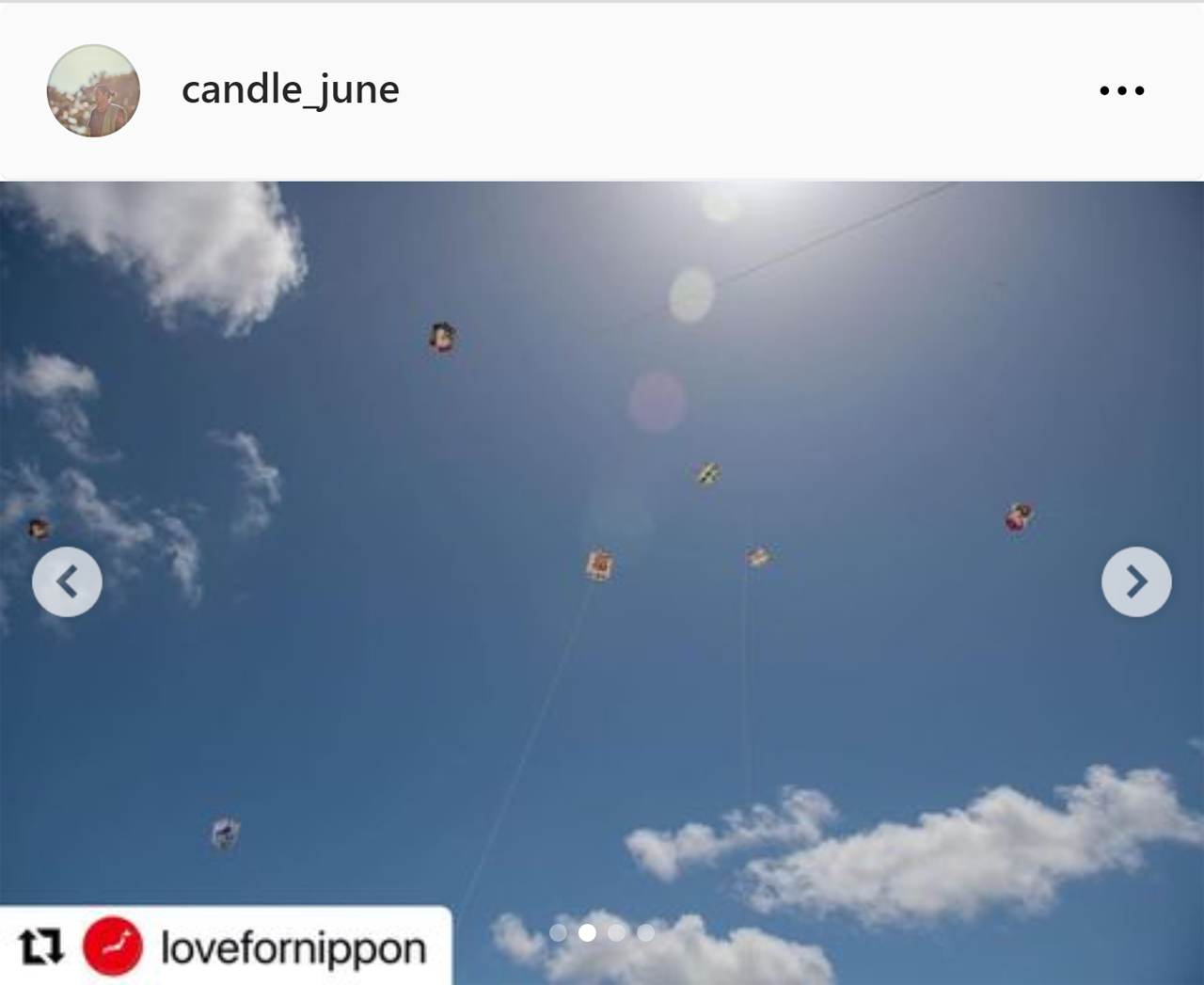 キャンドル・ジュンのインスタグラムから