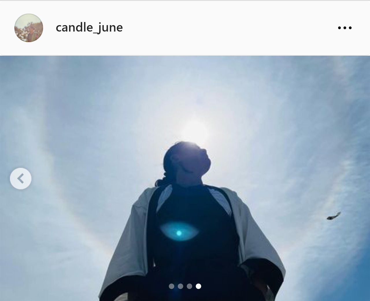 キャンドル・ジュンのインスタグラムから