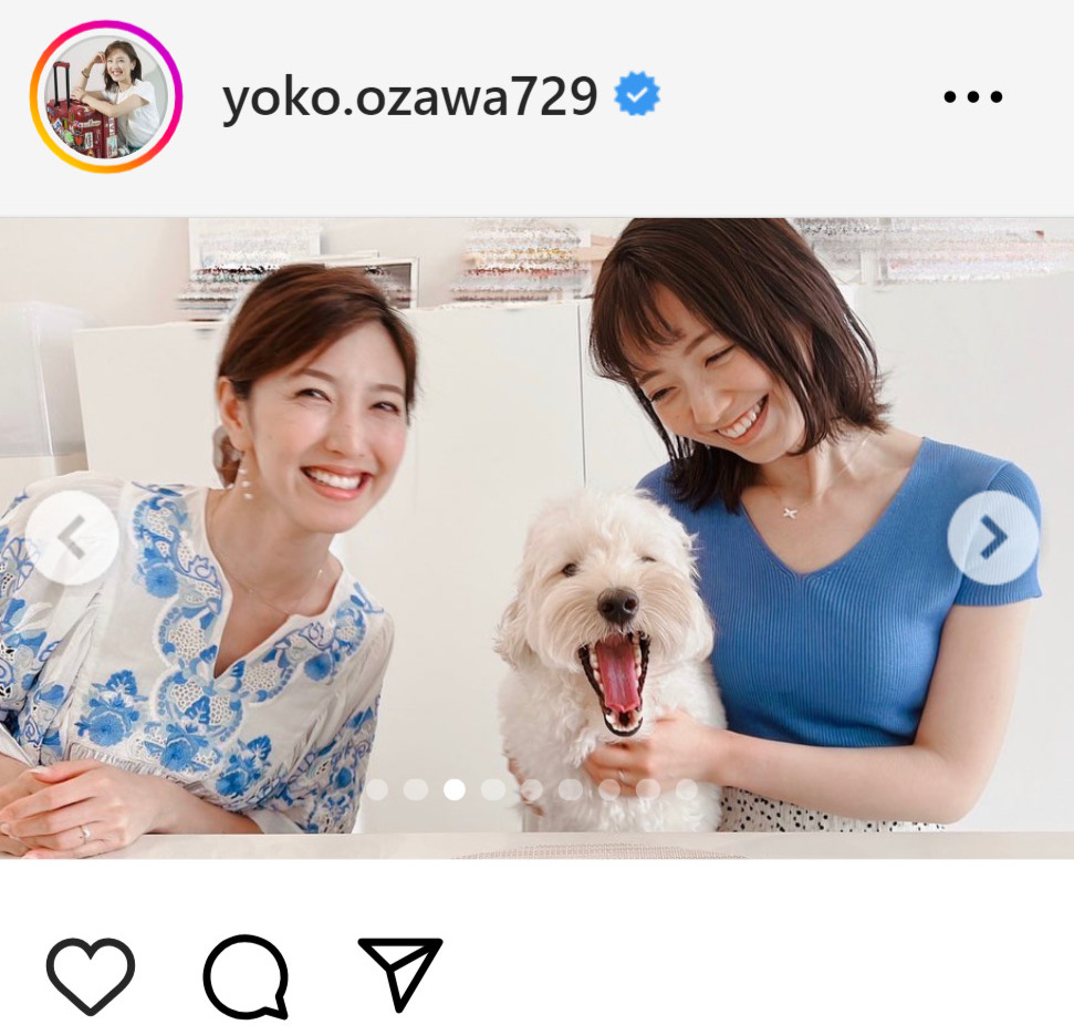 小澤陽子のインスタグラムから