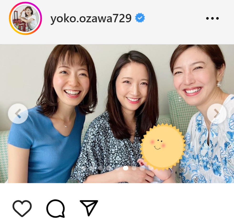 小澤陽子のインスタグラムから