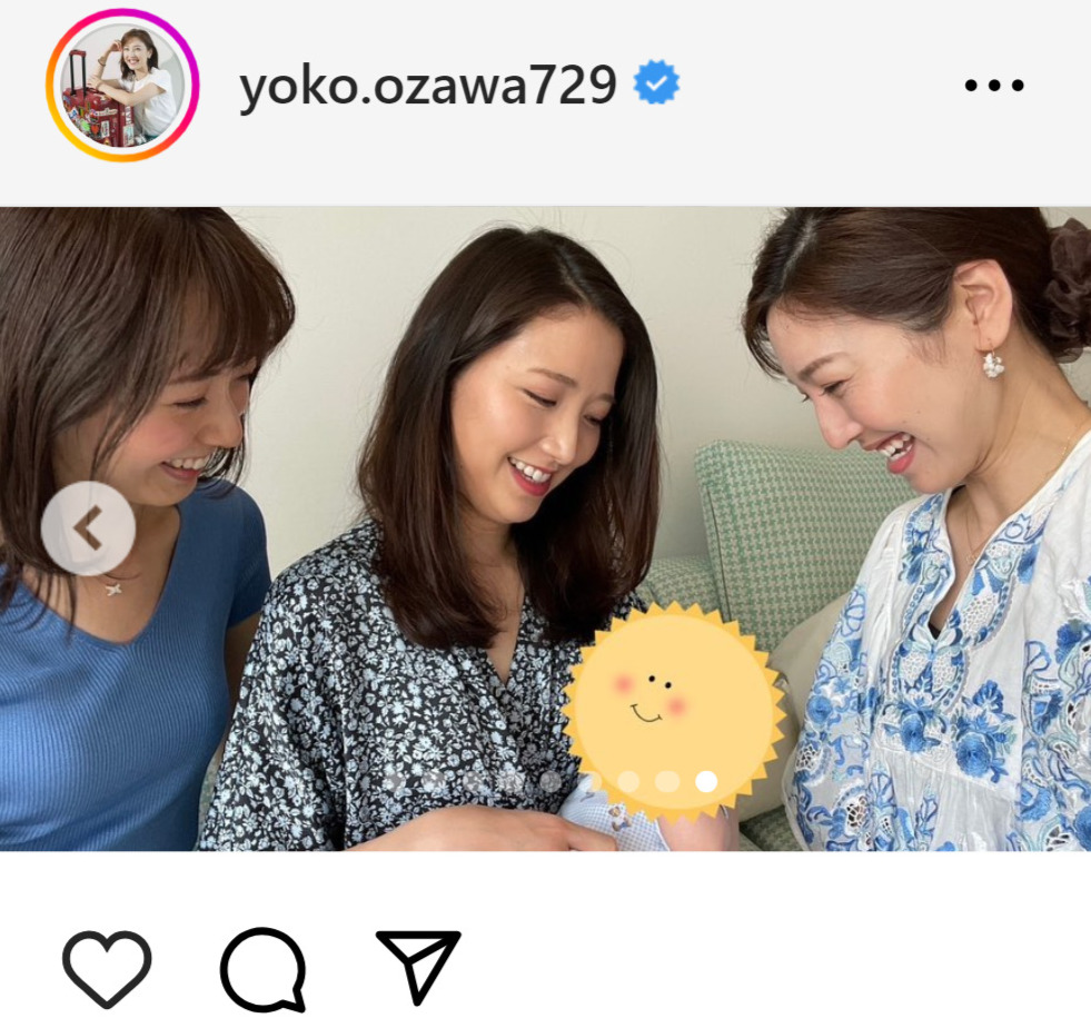 小澤陽子のインスタグラムから
