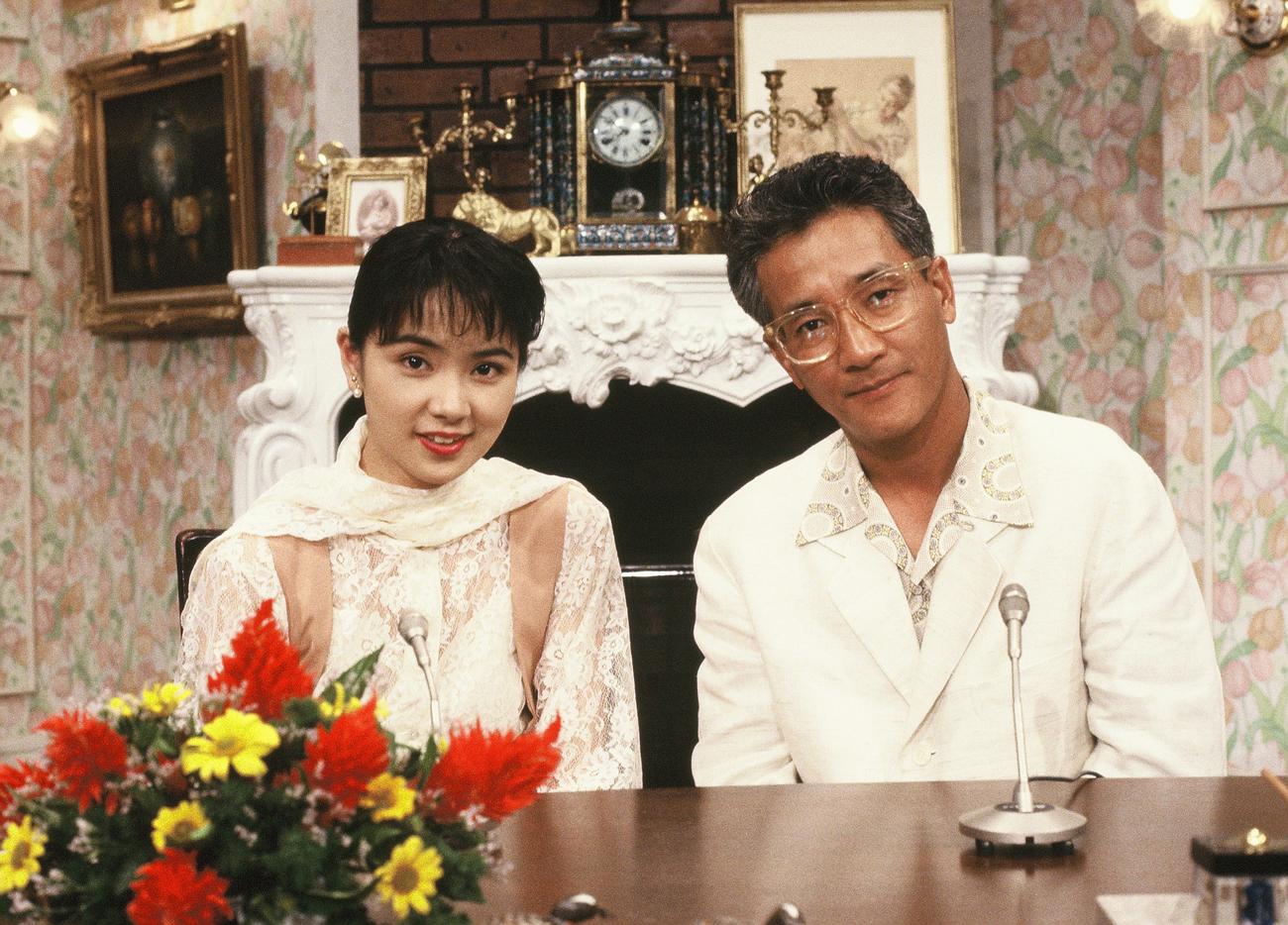 「探偵！ナイトスクープ」での上岡龍太郎さんと岡部まり（C）ABCテレビ