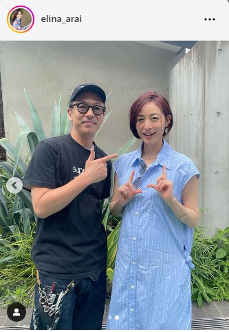 新井恵理那のインスタグラムから