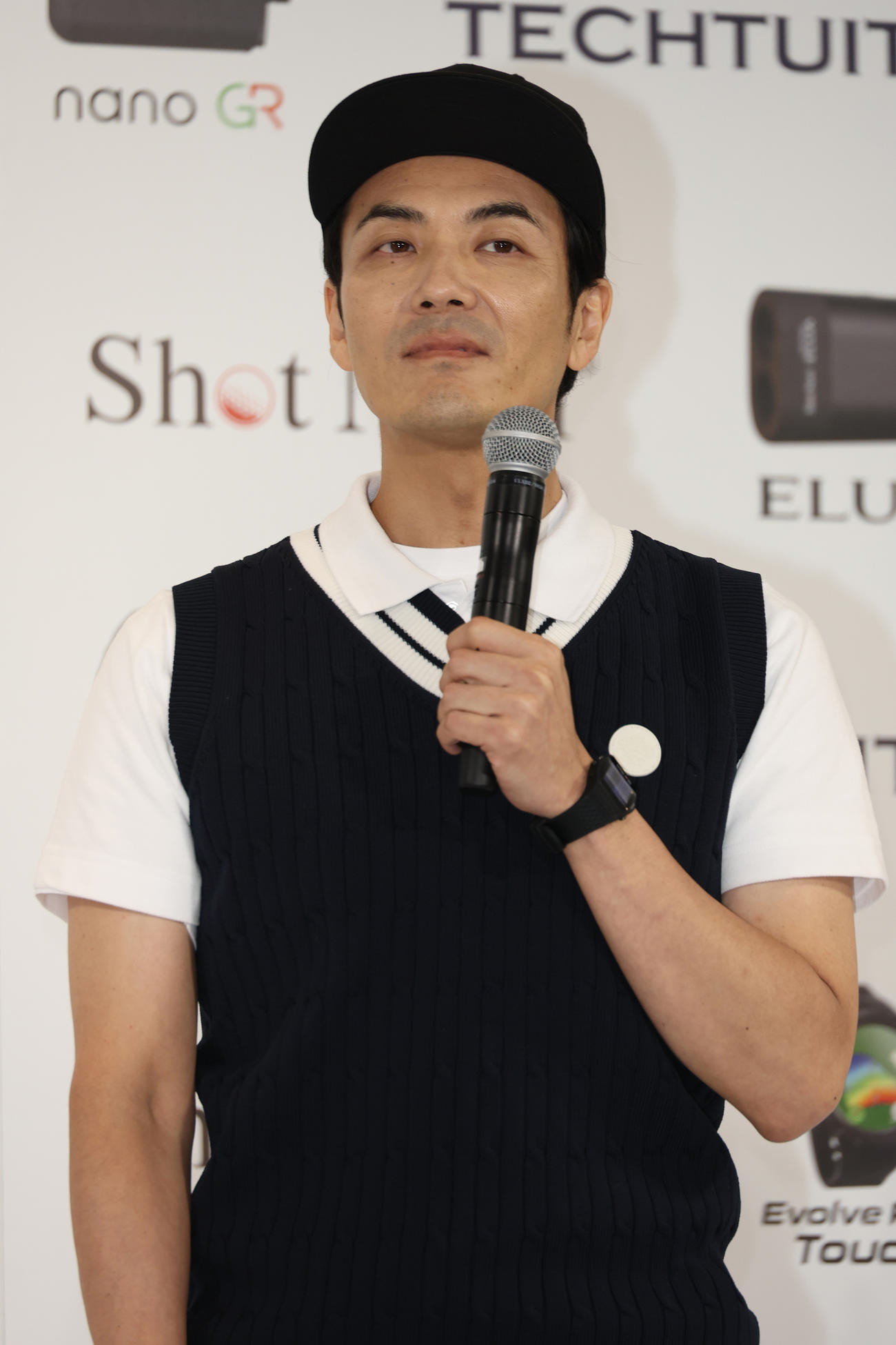 テクタイト新製品＆CM発表会を行った堤太輝（撮影・中島郁夫）
