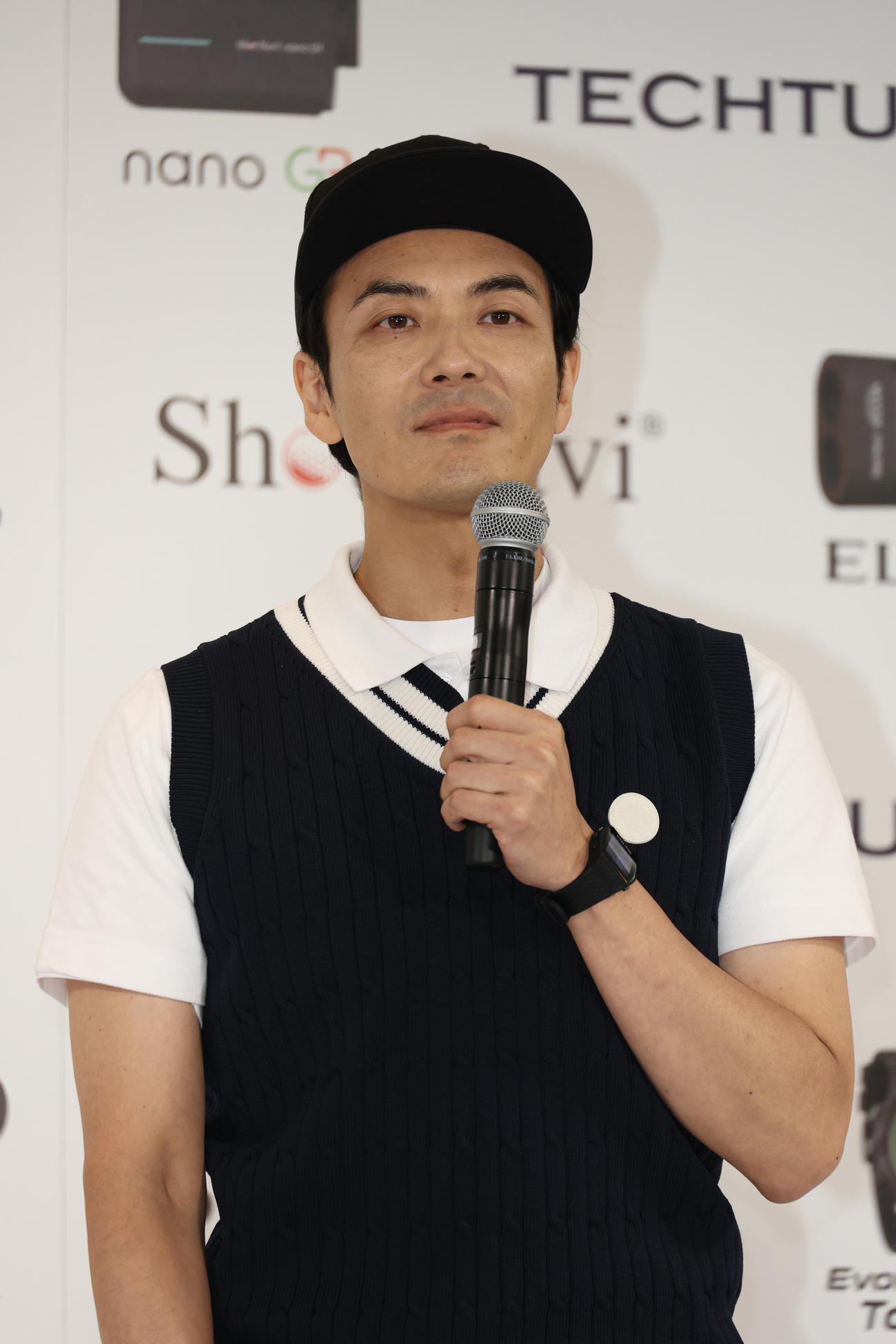 テクタイト新製品＆CM発表会を行った堤太輝（撮影・中島郁夫）
