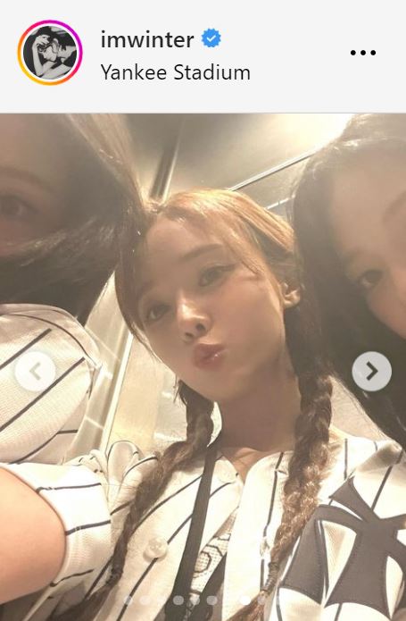 WINTERのインスタグラムから