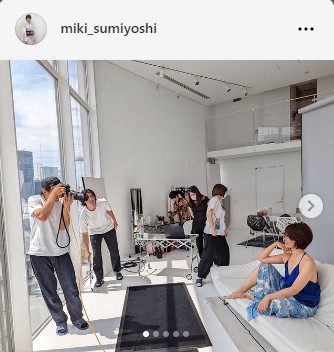 住吉美紀のインスタグラムから