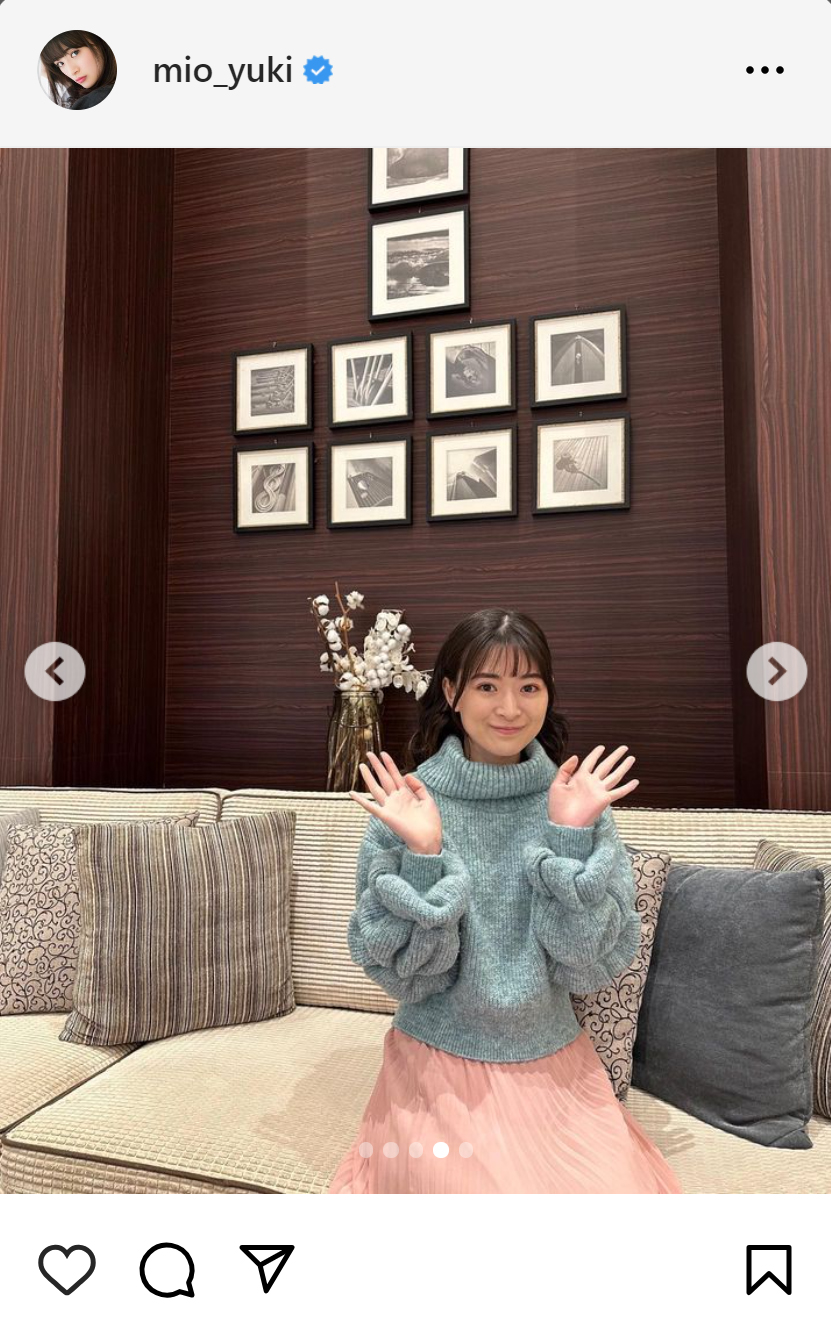 優希美青のインスタグラムから