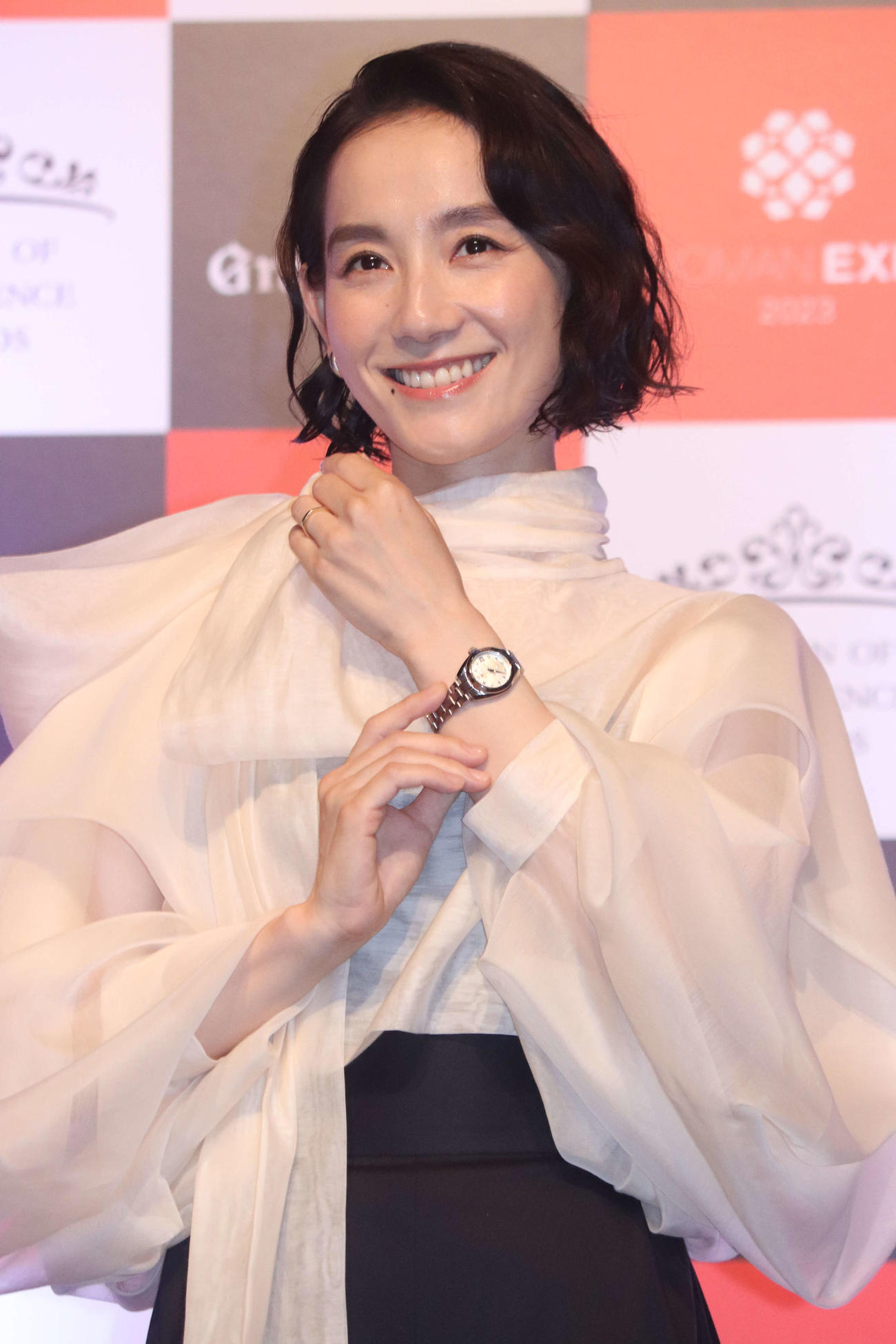 「Women of Excellence Awards」授賞式に登壇し篠原ともえ（撮影・加藤理沙）
