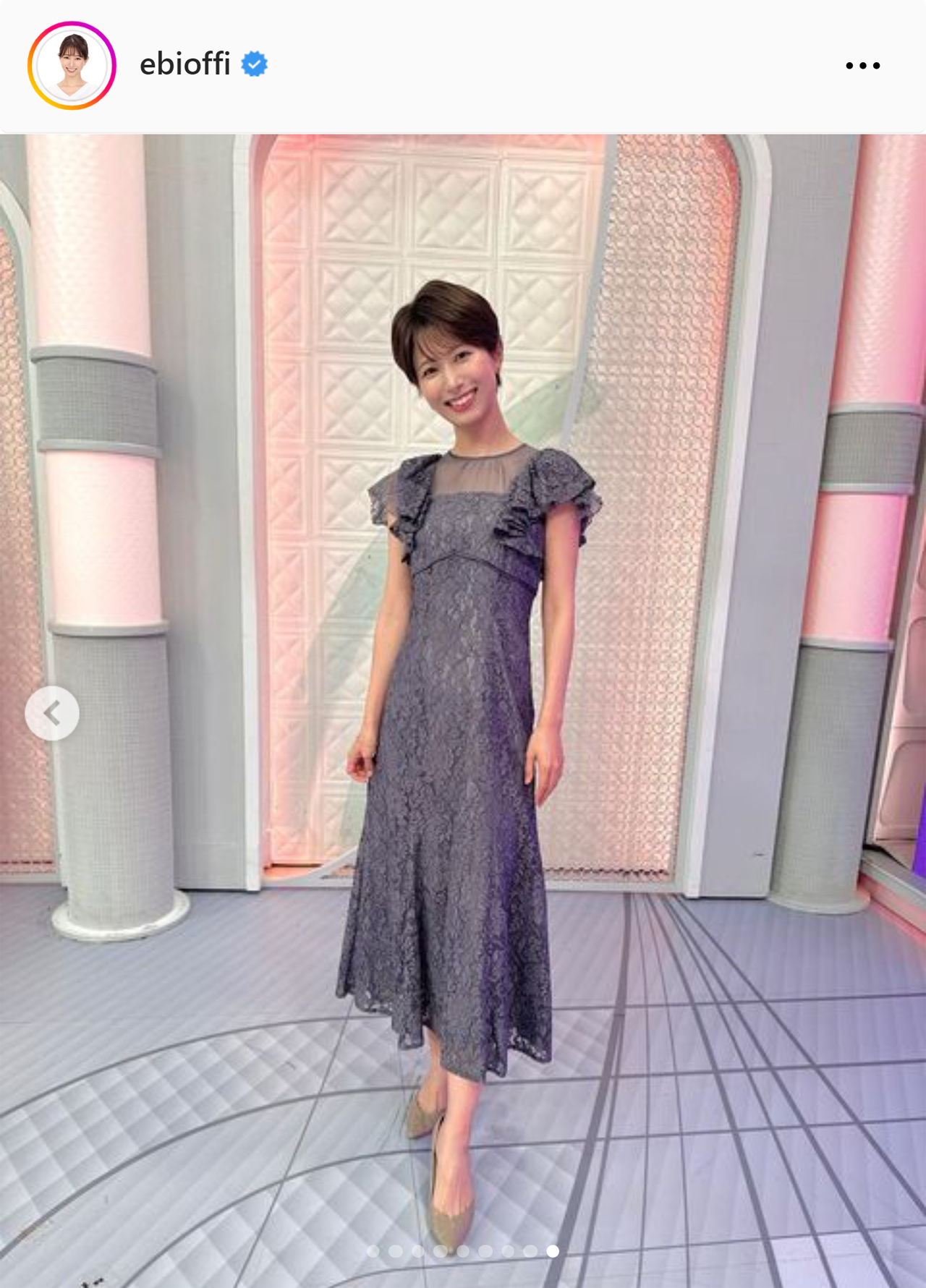フジ海老原優香アナのインスタグラムから