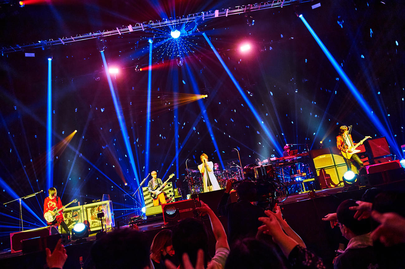 全国ホールツアー千秋楽公演を行ったGLAY