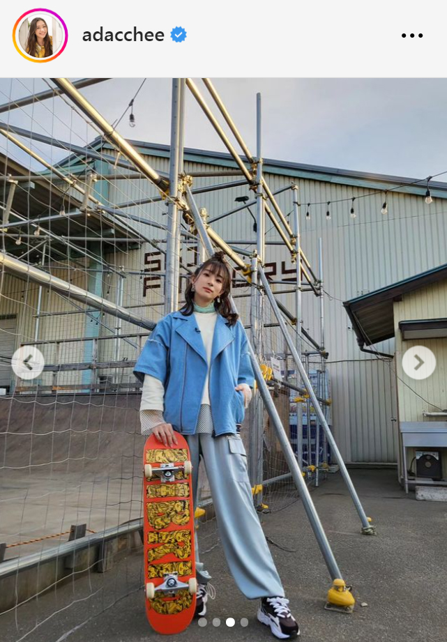 足立梨花のインスタグラムから