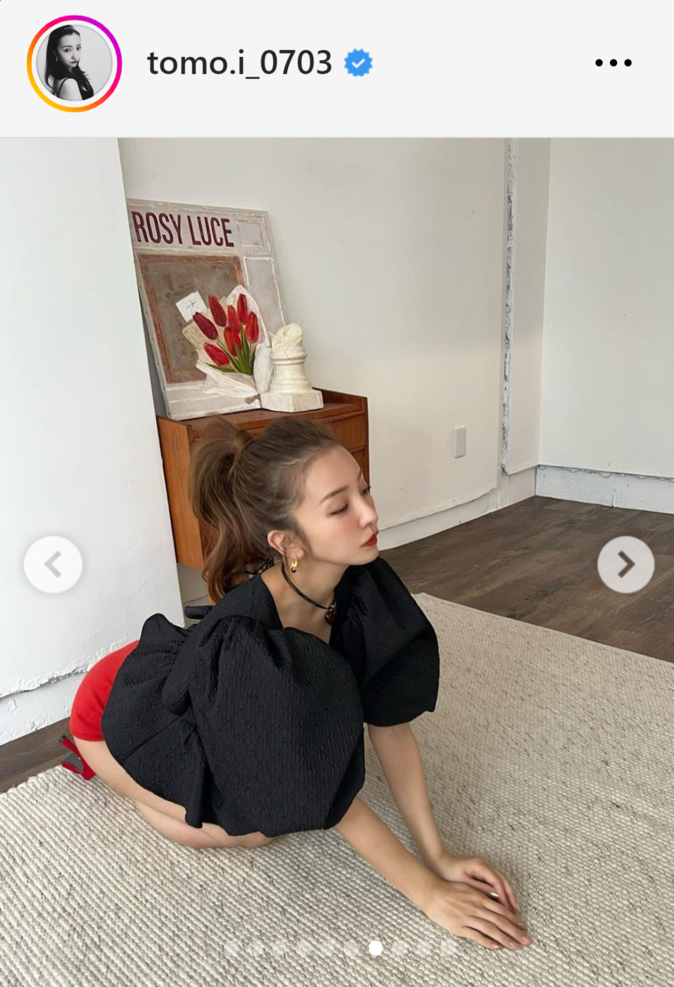 板野友美のインスタグラムから