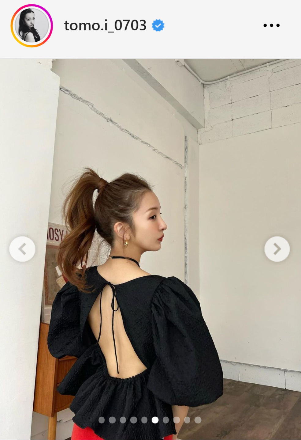 板野友美のインスタグラムから
