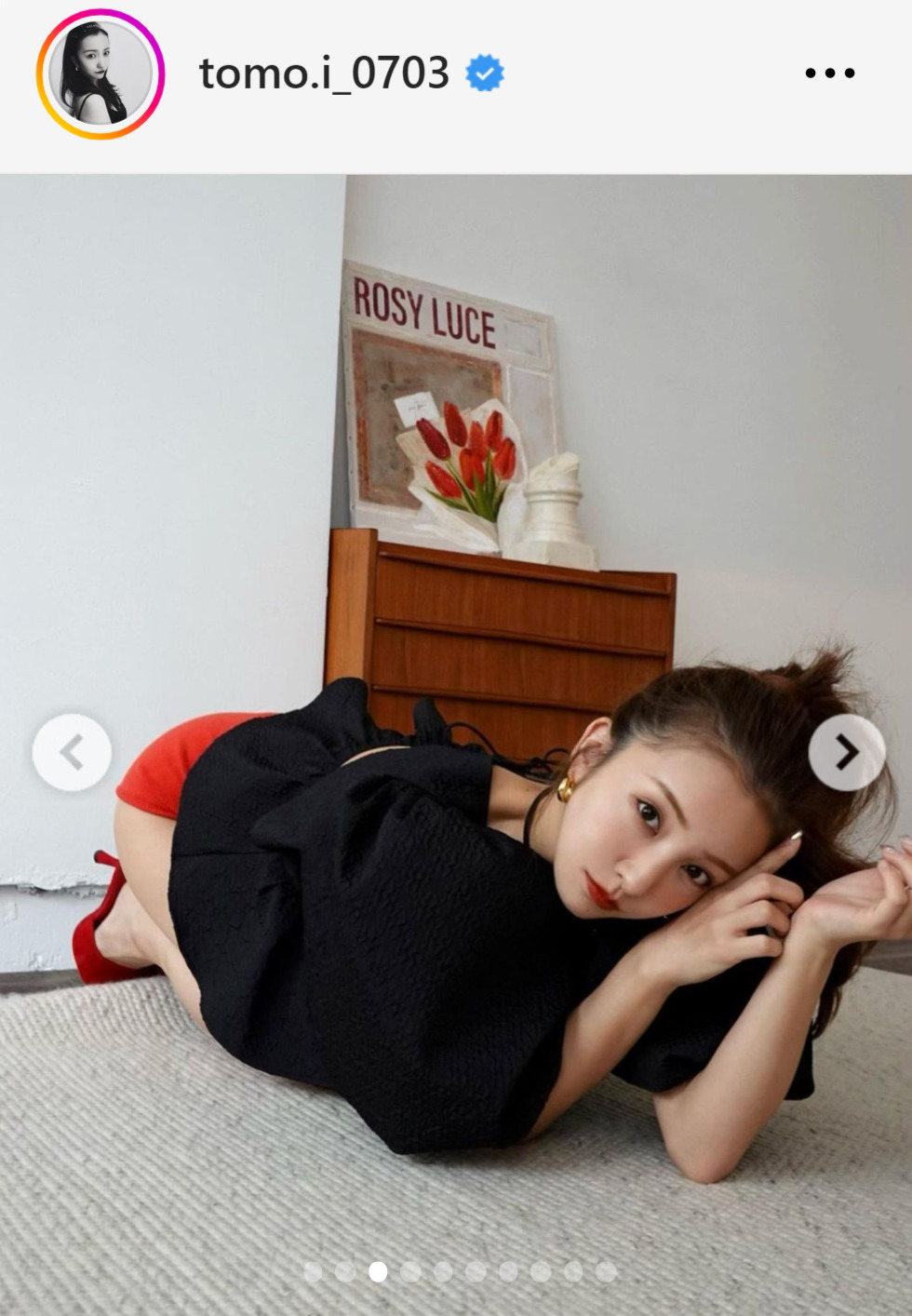 板野友美のインスタグラムから