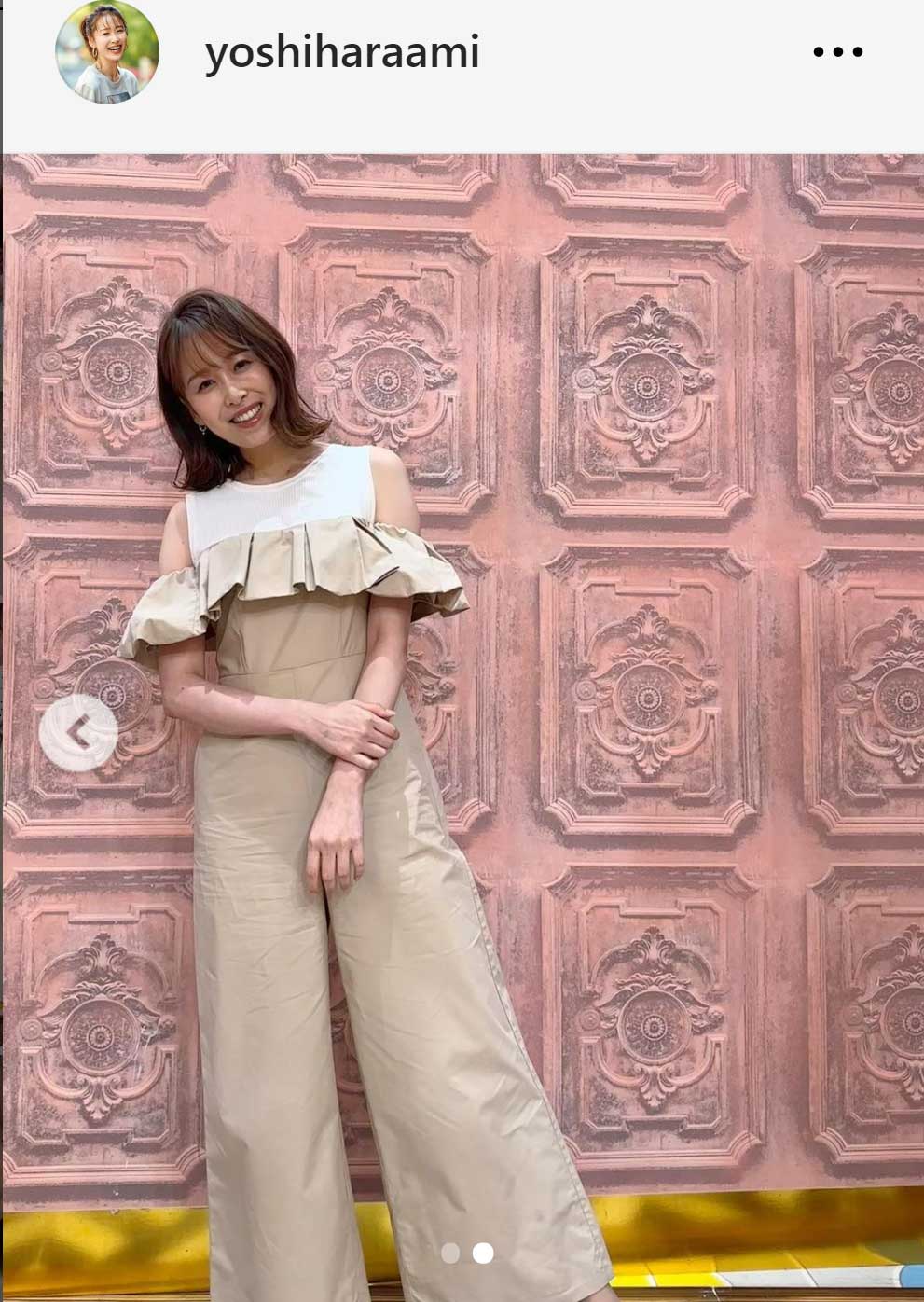 良原安美アナのインスタグラムから