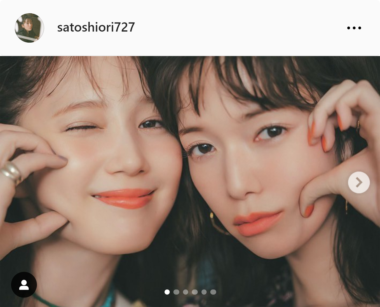 佐藤栞里のインスタグラムから