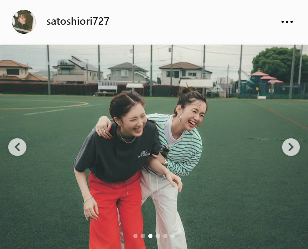 佐藤栞里のインスタグラムから