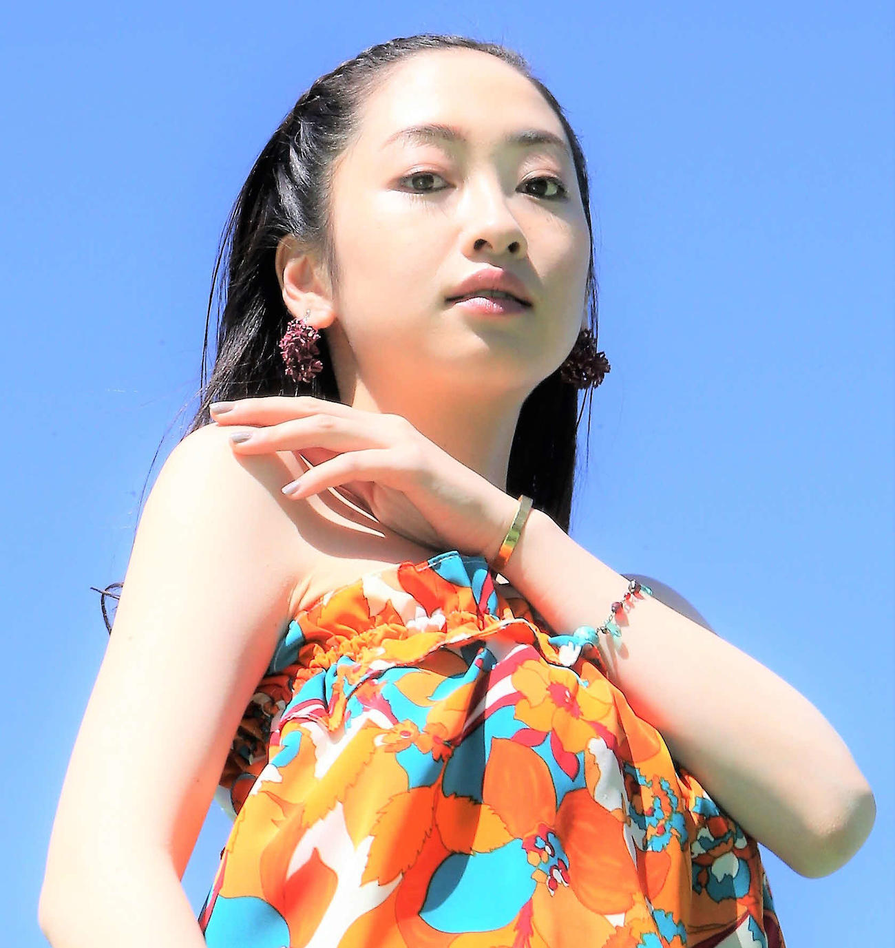 「忌怪島／きかいじま」に出演する川添野愛（撮影・高橋洋平）