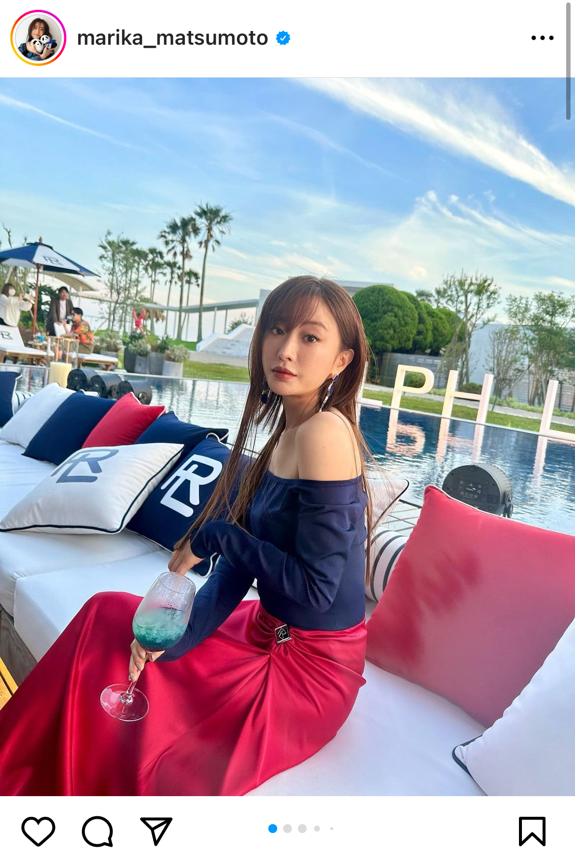 松本まりかのインスタグラムから